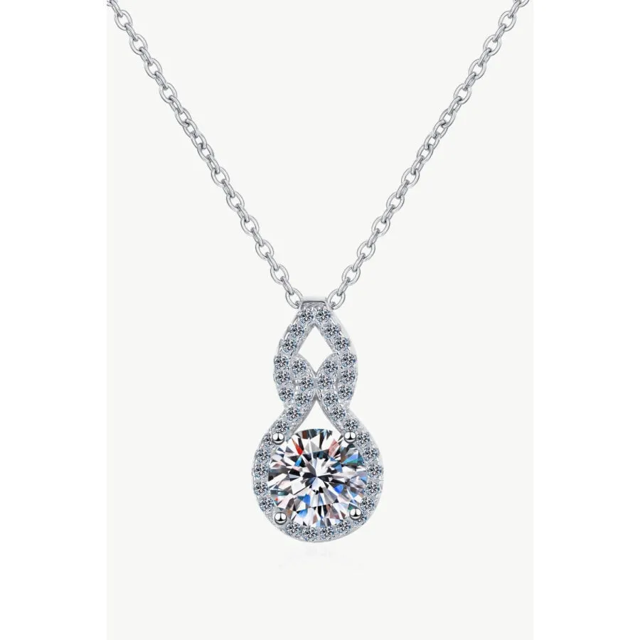 1 Carat Moissanite Pendant Necklace