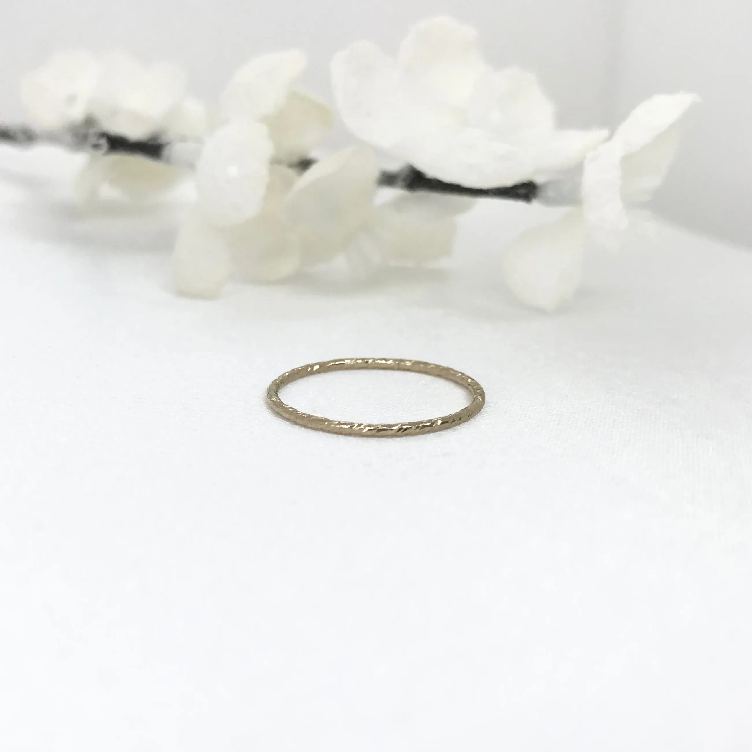 14k Gold Filled Sparkle Cut Ring