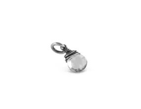 Add-On Quartz Birthstone Pendant - Sterling Silver