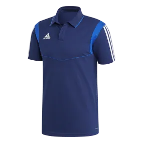 Adidas Adult Tiro 19 Polo (Dark Blue/BlueWhite)