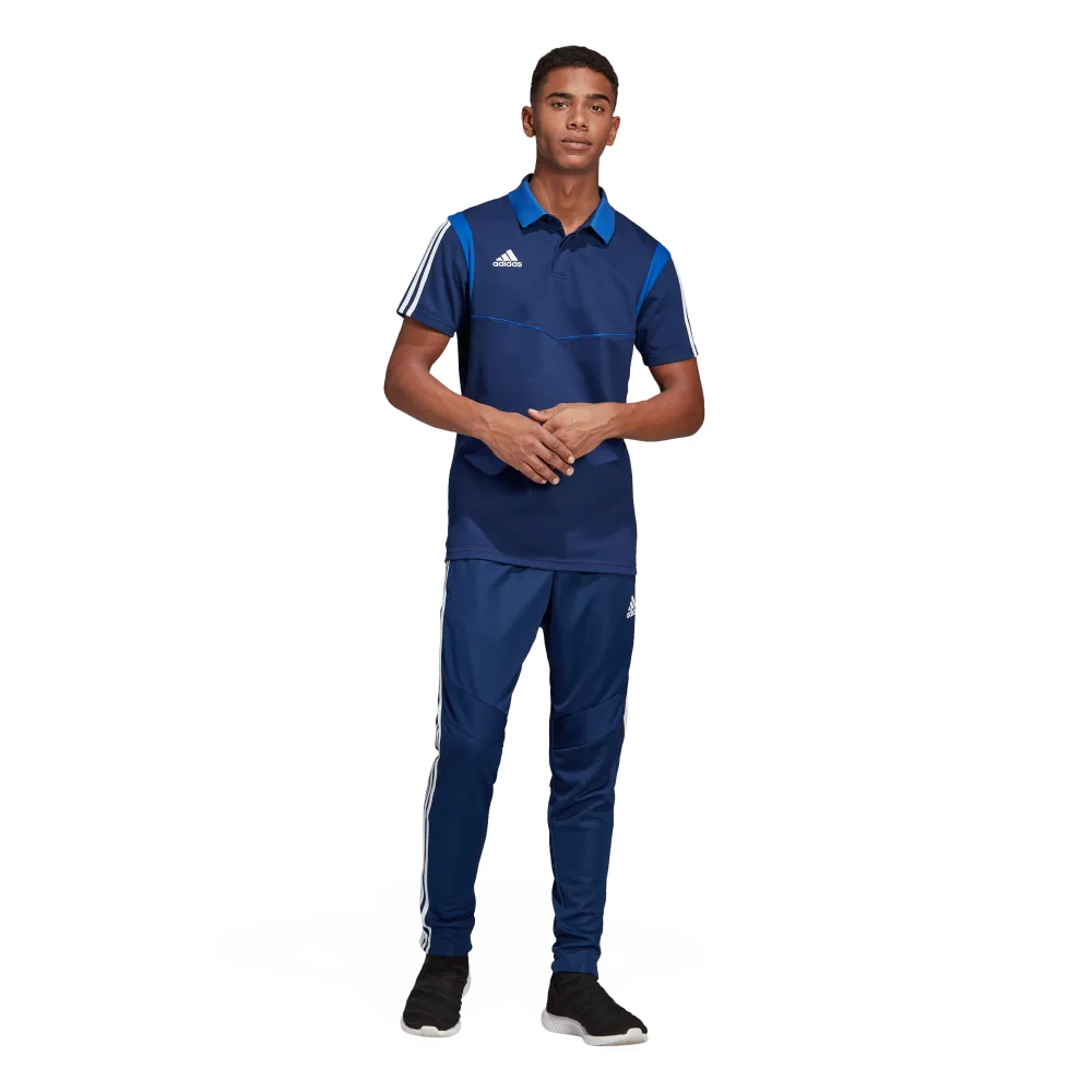 Adidas Adult Tiro 19 Polo (Dark Blue/BlueWhite)