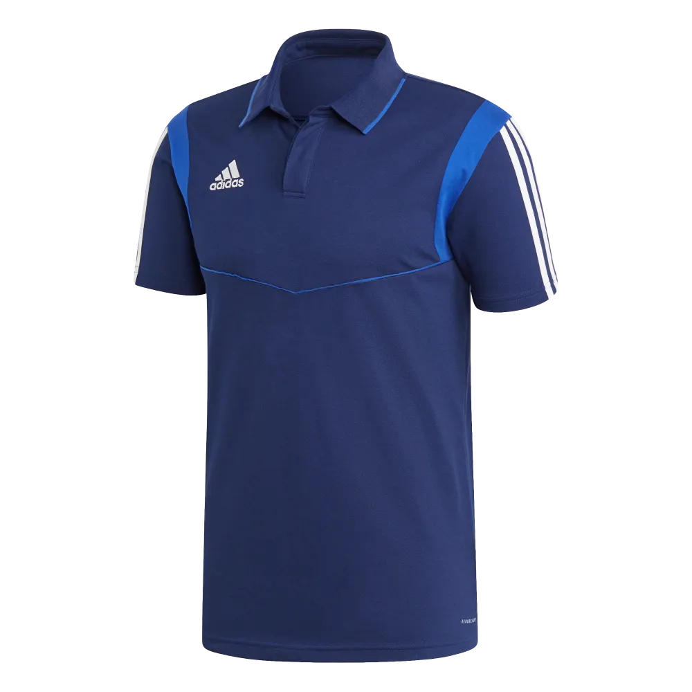 Adidas Adult Tiro 19 Polo (Dark Blue/BlueWhite)