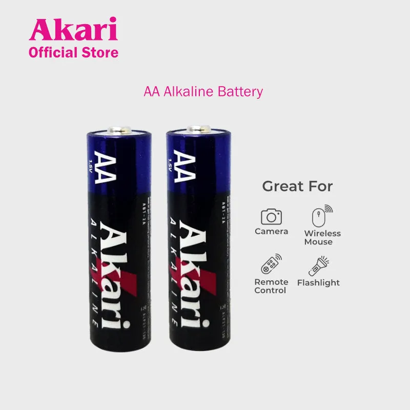 Akari Alkaline Battery, AA LR6, 1.5V - 4 2 in a pack (ABT-2A)