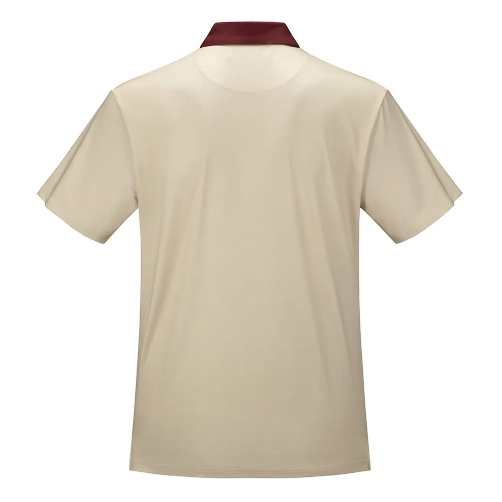 Allman Brothers Band | Performance Polo |  Logo on Tan