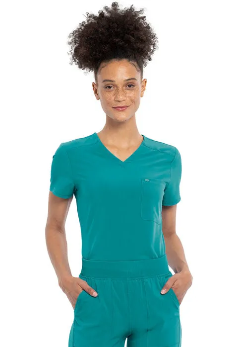 Allura by Cherokee Women's Tuckable V-Neck Scrub Top CKA690