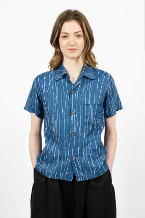 Aloha French Linen Shirt Indigo