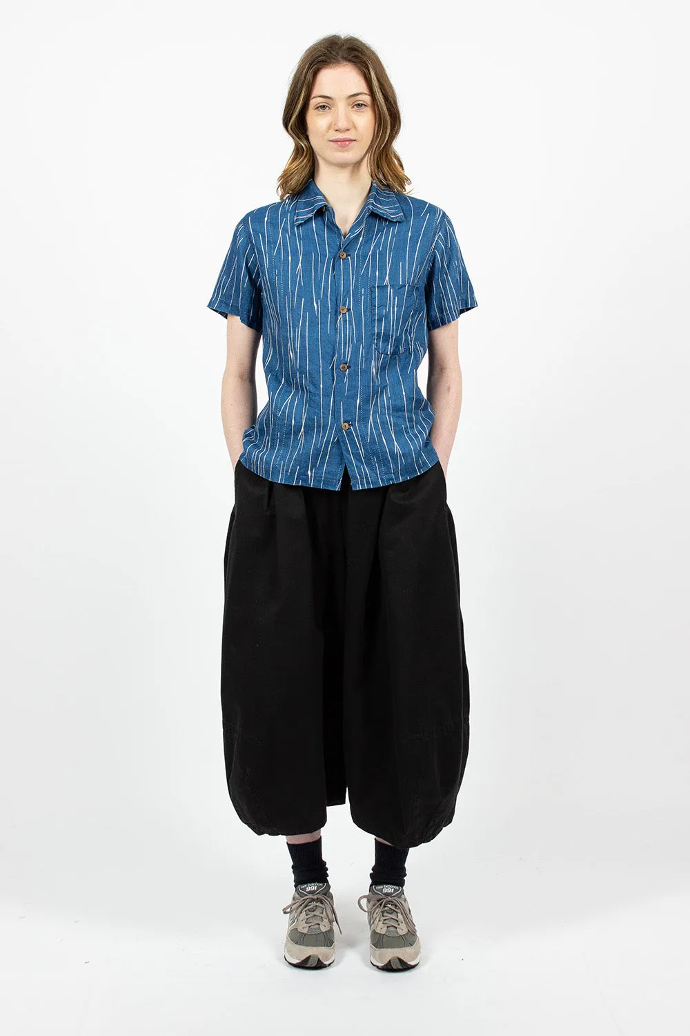 Aloha French Linen Shirt Indigo