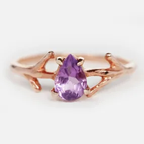 Amethyst Twig Ring Savisa