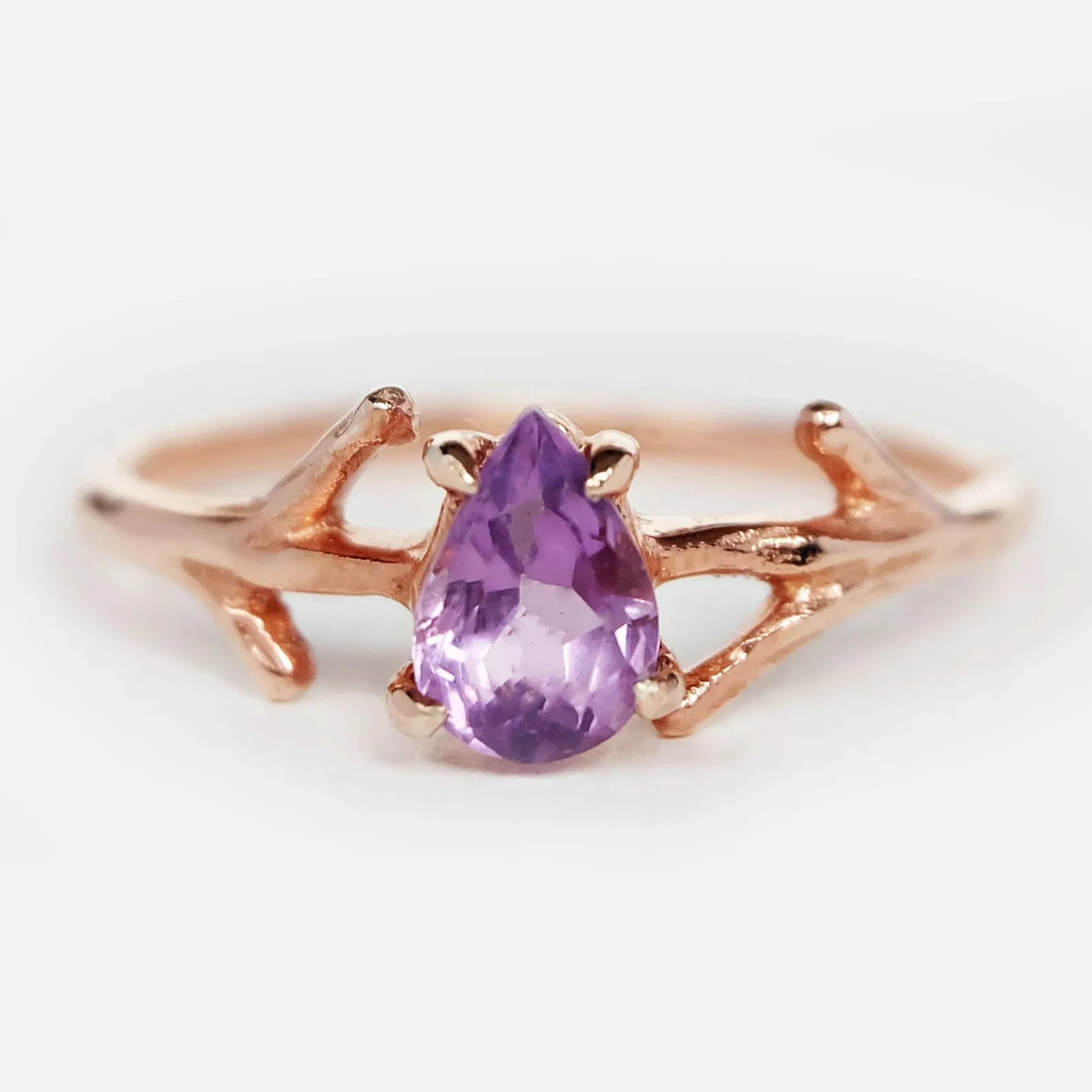 Amethyst Twig Ring Savisa