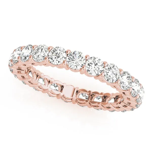 AMOUR 3.2 Carat Diamond Eternity Band in 14K/ 18K/ Platinum GIA Graded 15 pointer G Color SI1 Clarity By Mike Nekta SIZE 7 to 8