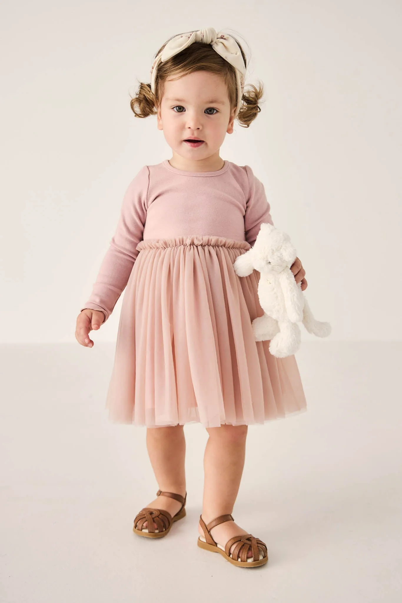 Anna Tulle Dress - Powder Pink