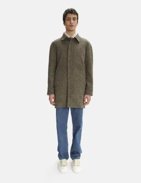 A.P.C. Pete Mac Overcoat - Heathered Beige