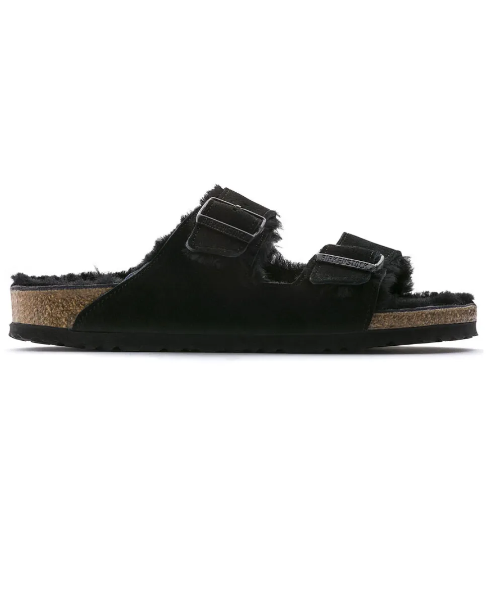 Arizona Sherling Suede Black