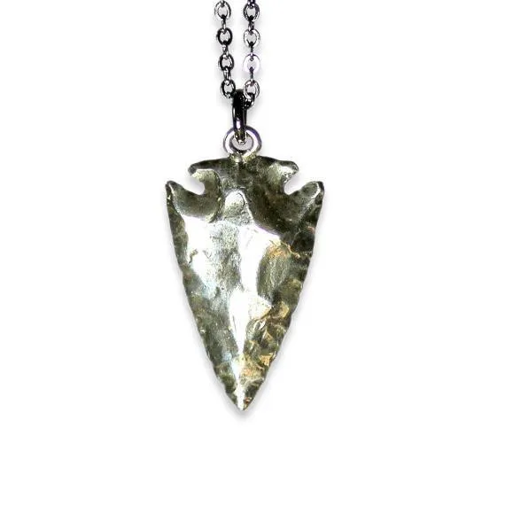 Arrowhead Necklace Sterling Silver