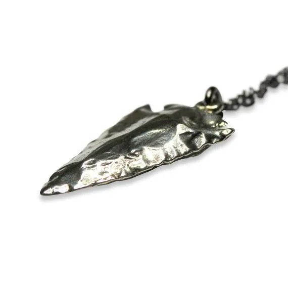 Arrowhead Necklace Sterling Silver