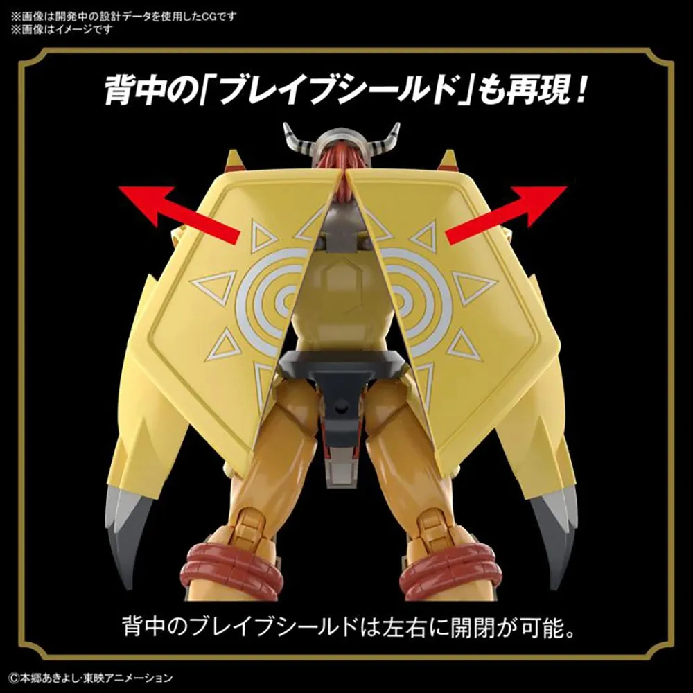 Bandai Figure Rise FRS Digimon Adventure WarGreymon TV Anime Verision Collectile Assembly Model Action Figure Toy