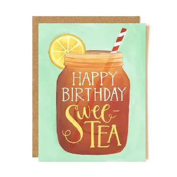 Birthday Sweet Tea Greeting Card