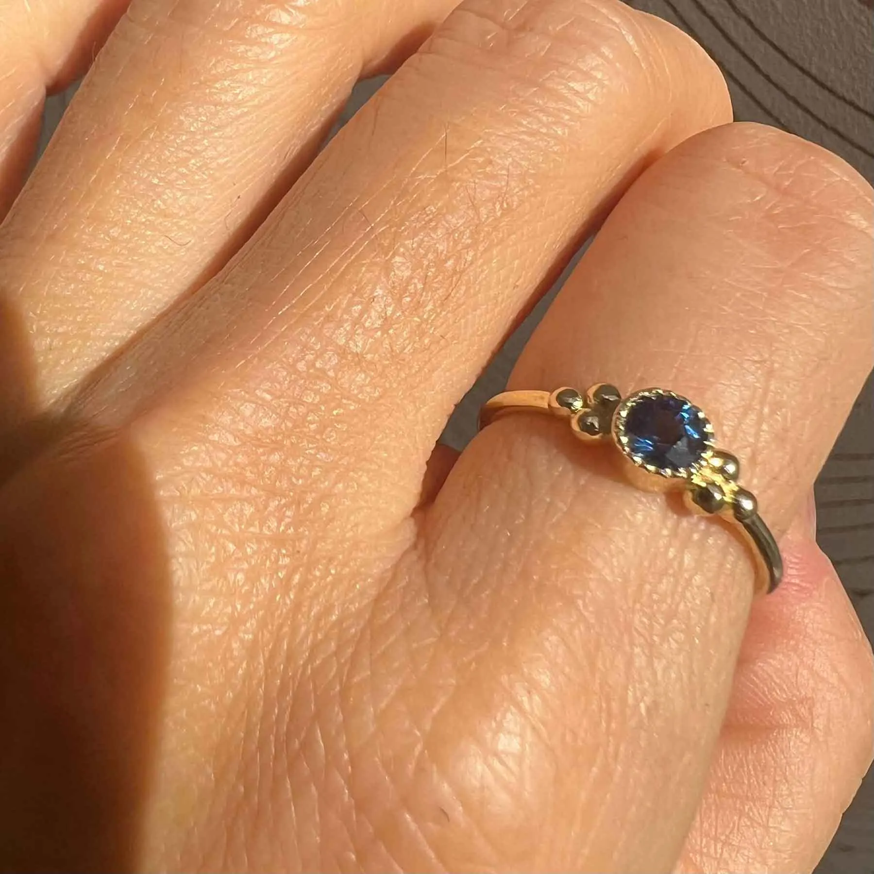 Blue Sapphire Seville Ring