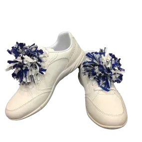 Blue / White mini-pom