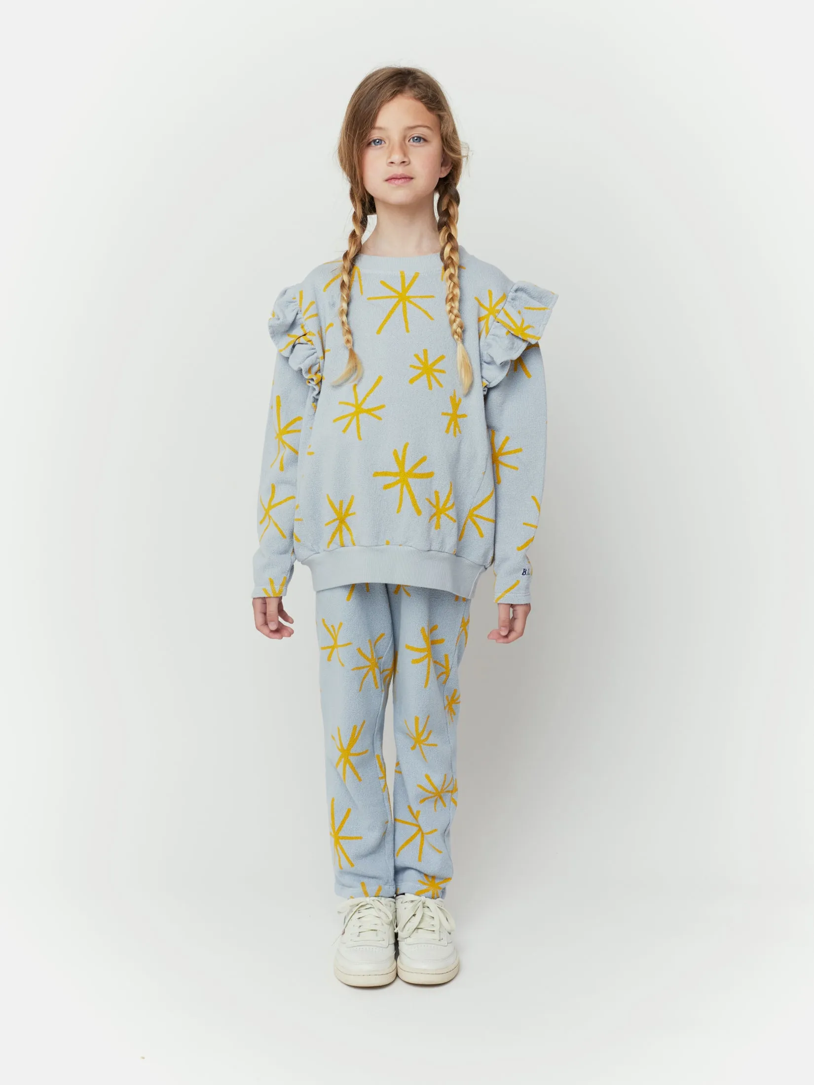 Bobo Choses | Sparkle all over ruffle sweatshirt