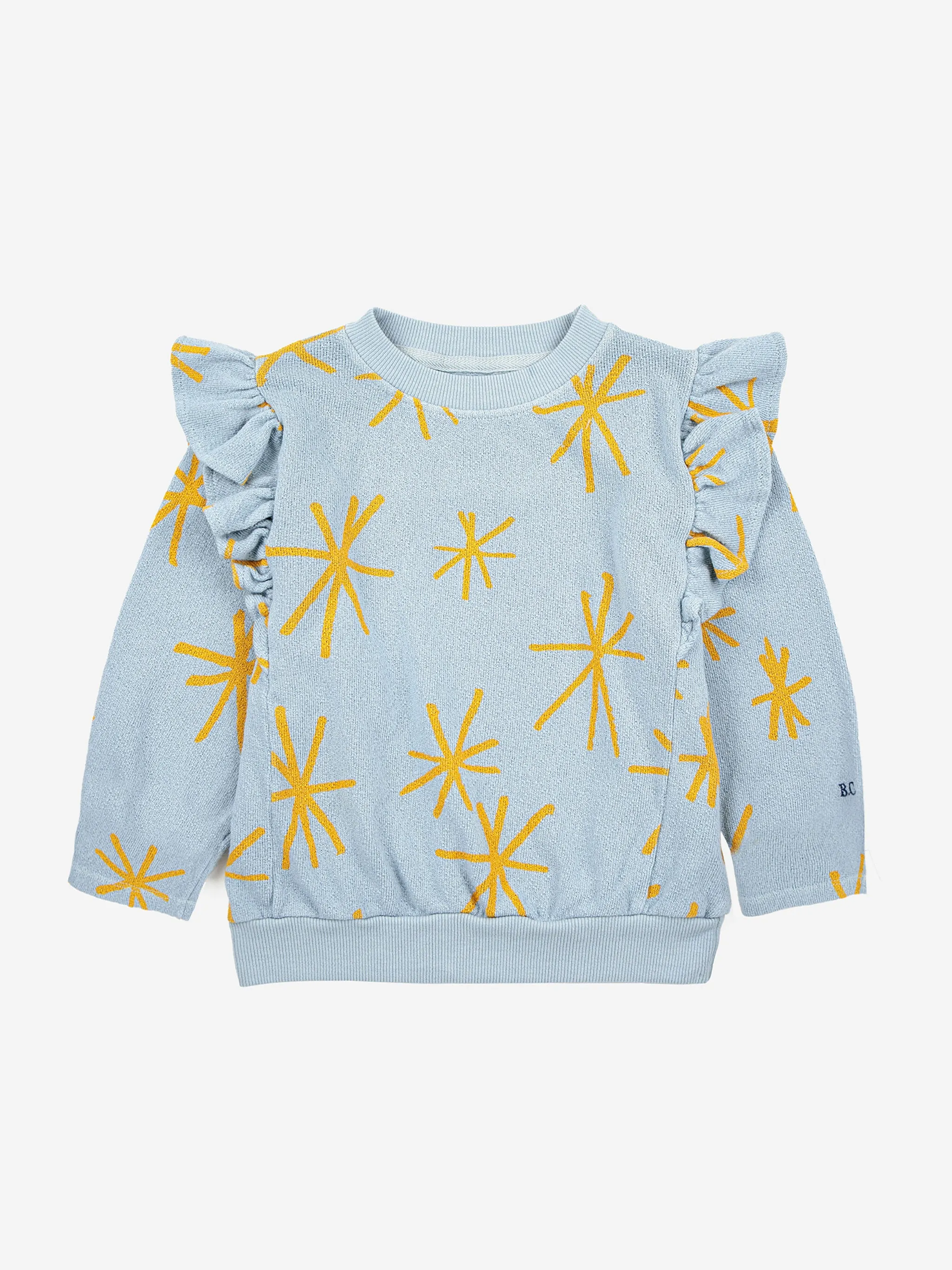 Bobo Choses | Sparkle all over ruffle sweatshirt