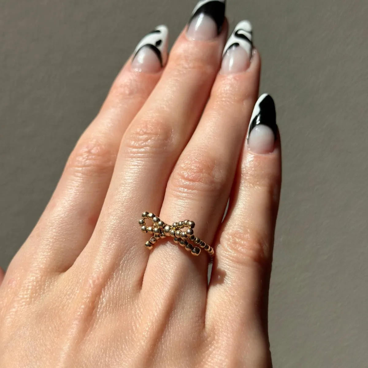 Bow Bead Ring