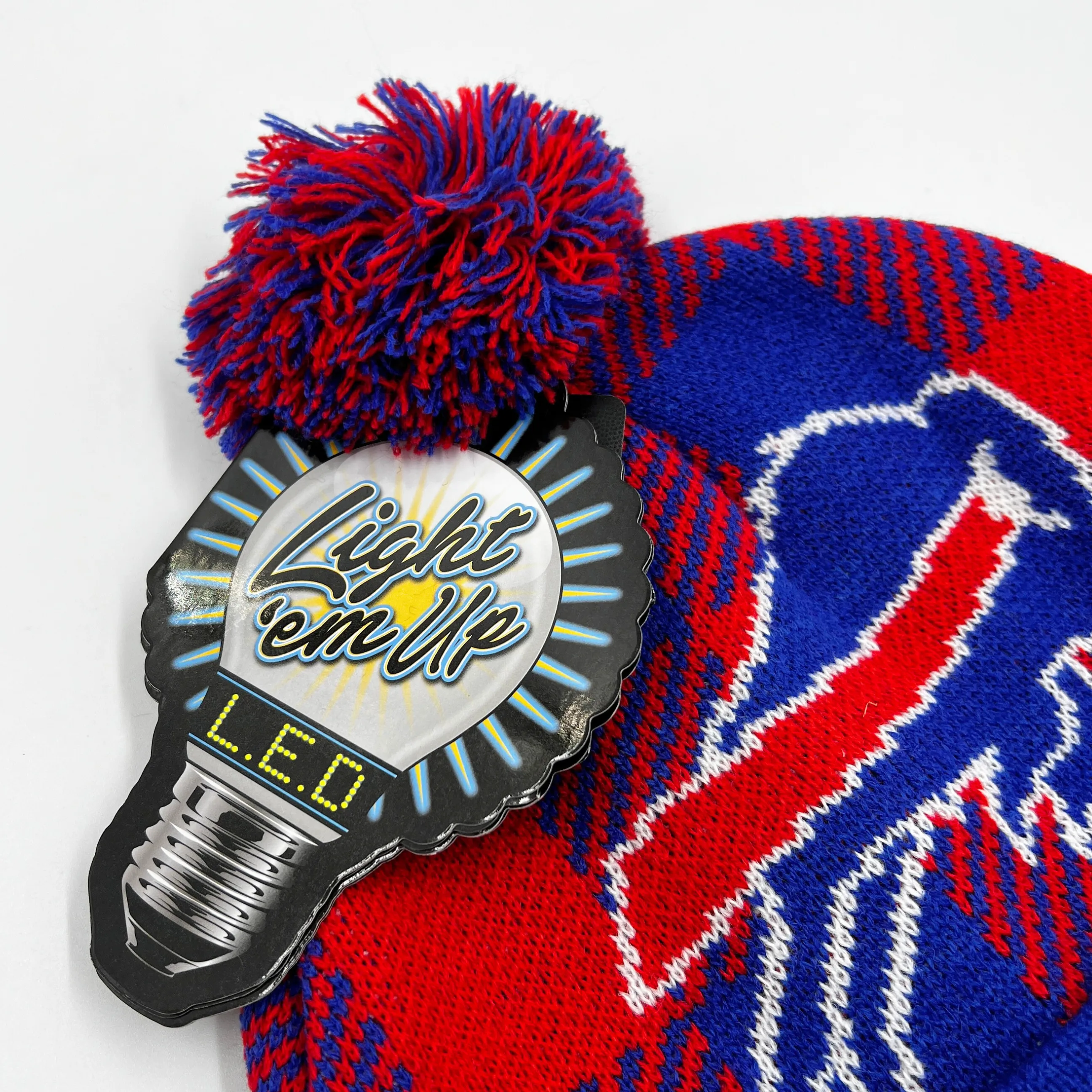 Buffalo Bills Plaid Light Up Winter Hat