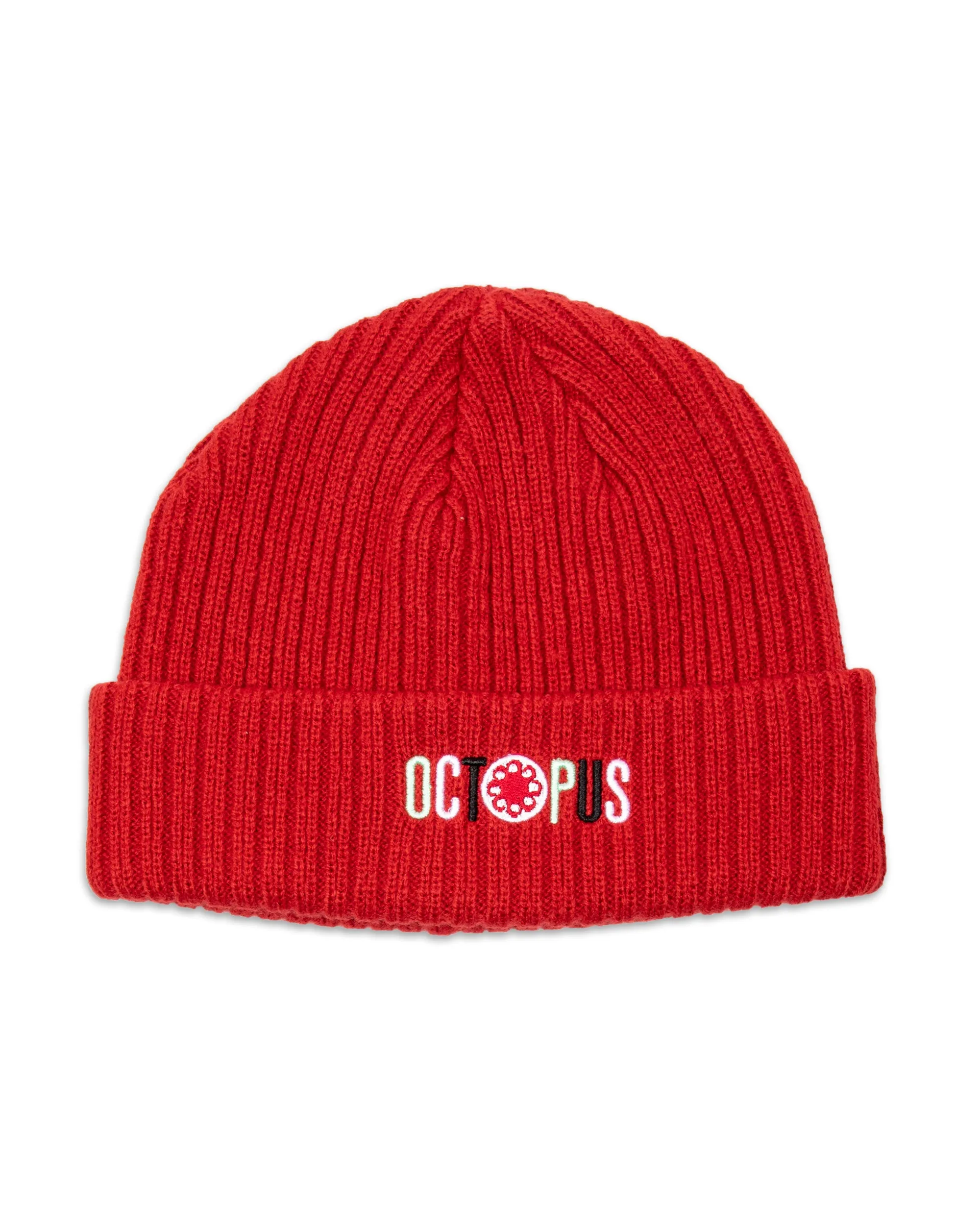 Cappello Octopus Letterz Beanie 21WOBNP20-Red