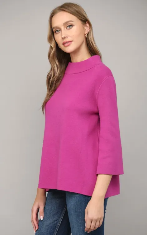 Cassie Mock Neck Pullover