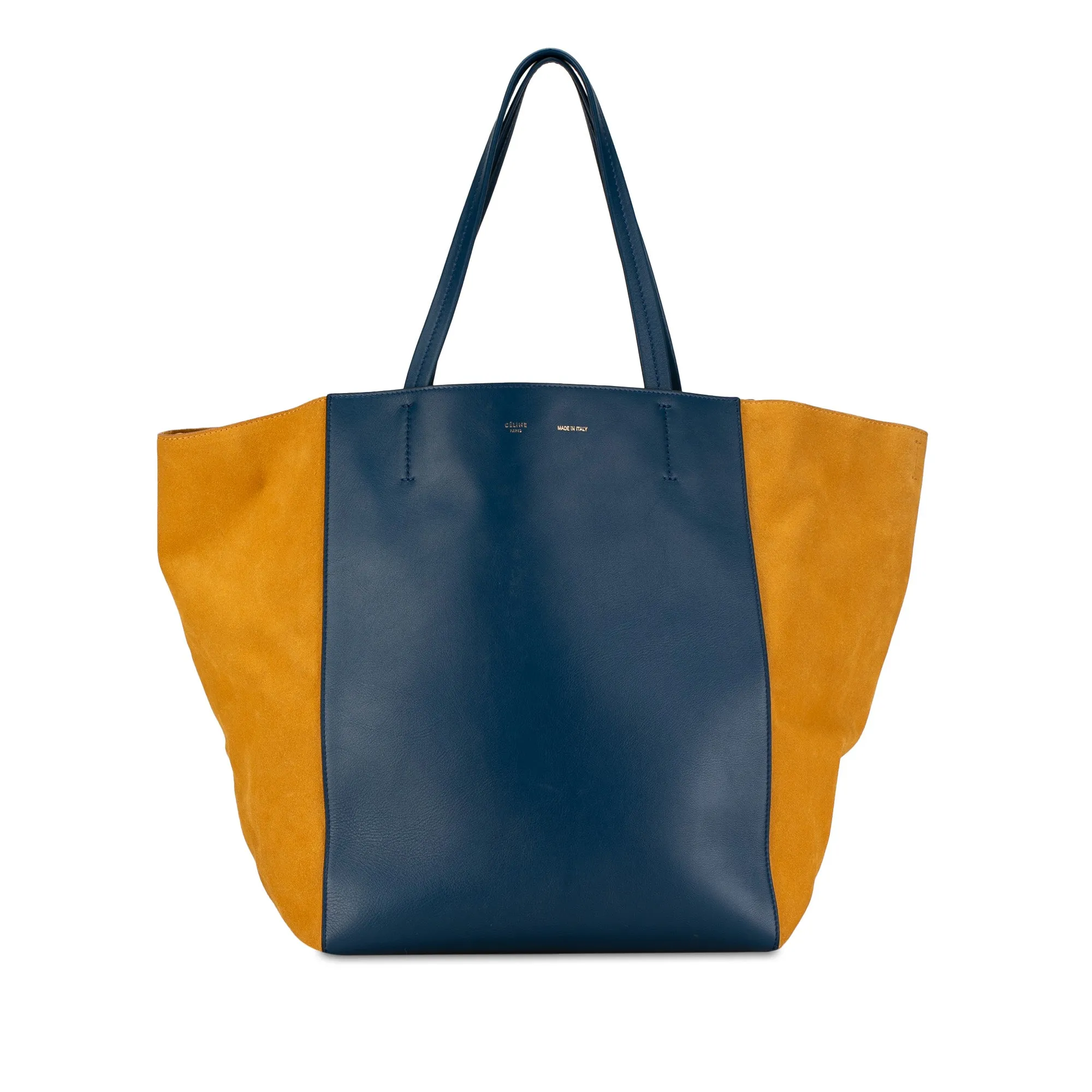 Celine Cabas Phantom Tote Bag Bicolor Suede