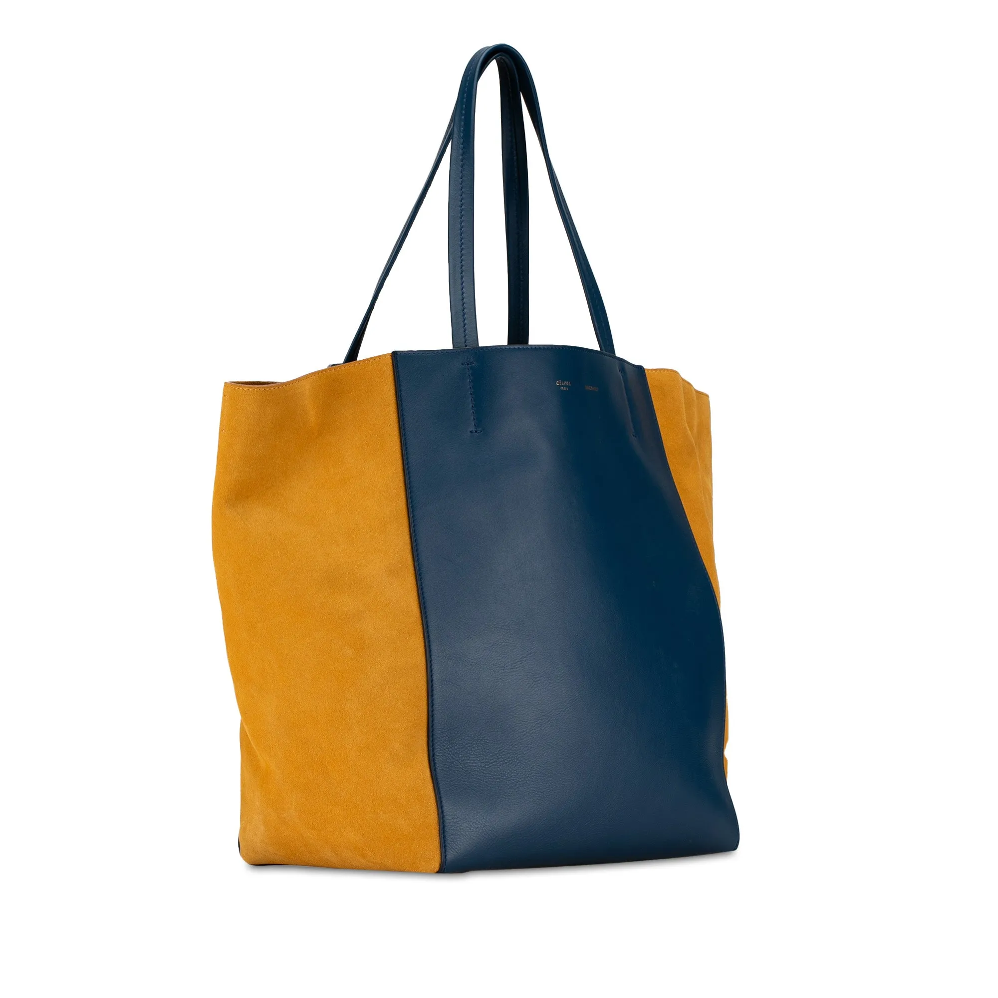 Celine Cabas Phantom Tote Bag Bicolor Suede