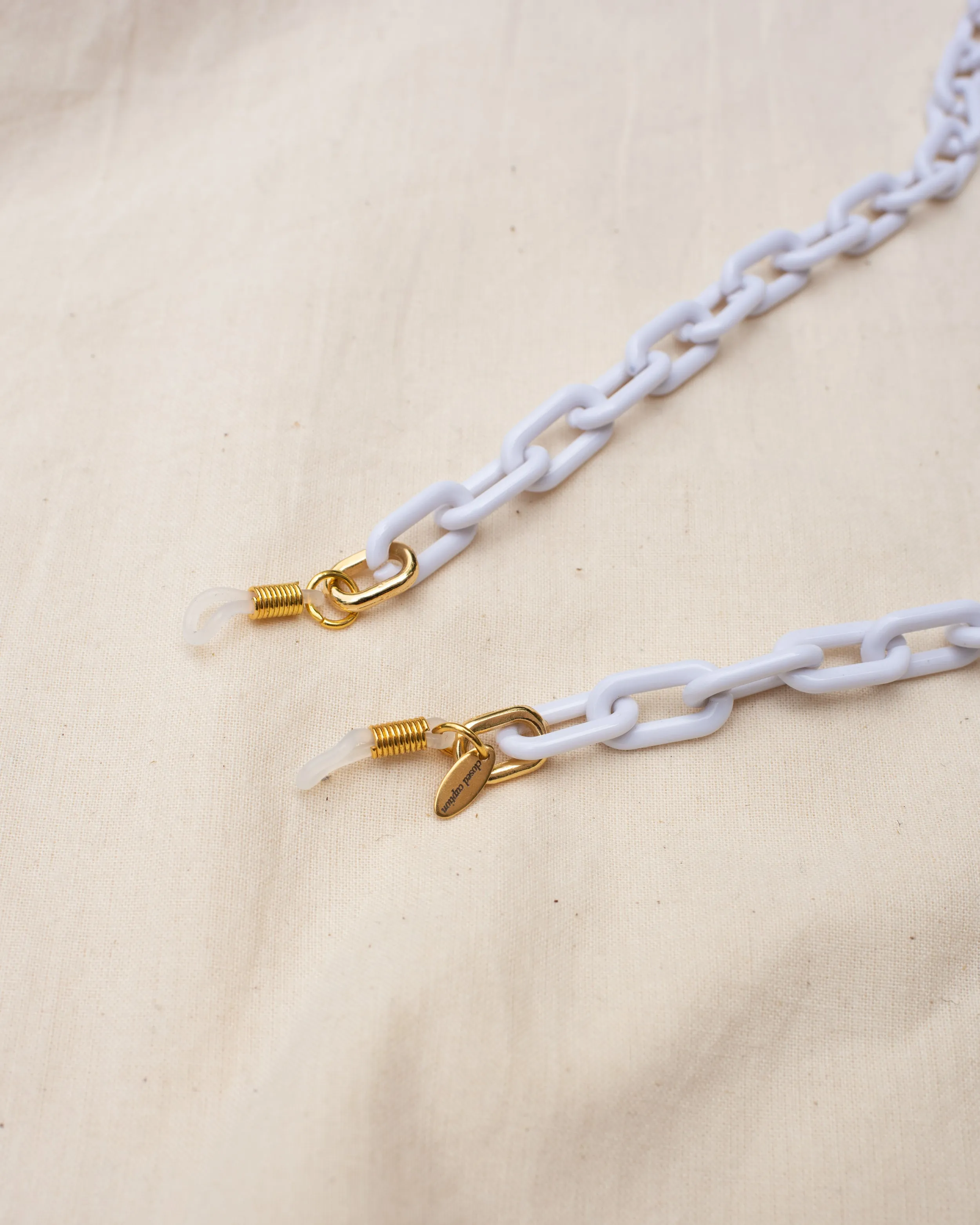 Chunky Alabaster Eyewear Chain