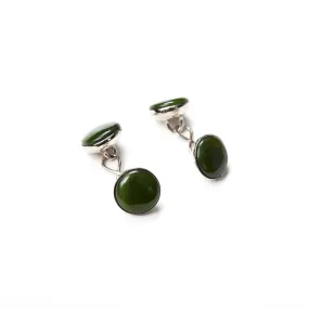 Codis Maya Jade Capsule Cufflinks