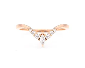 Curved Marquise Band