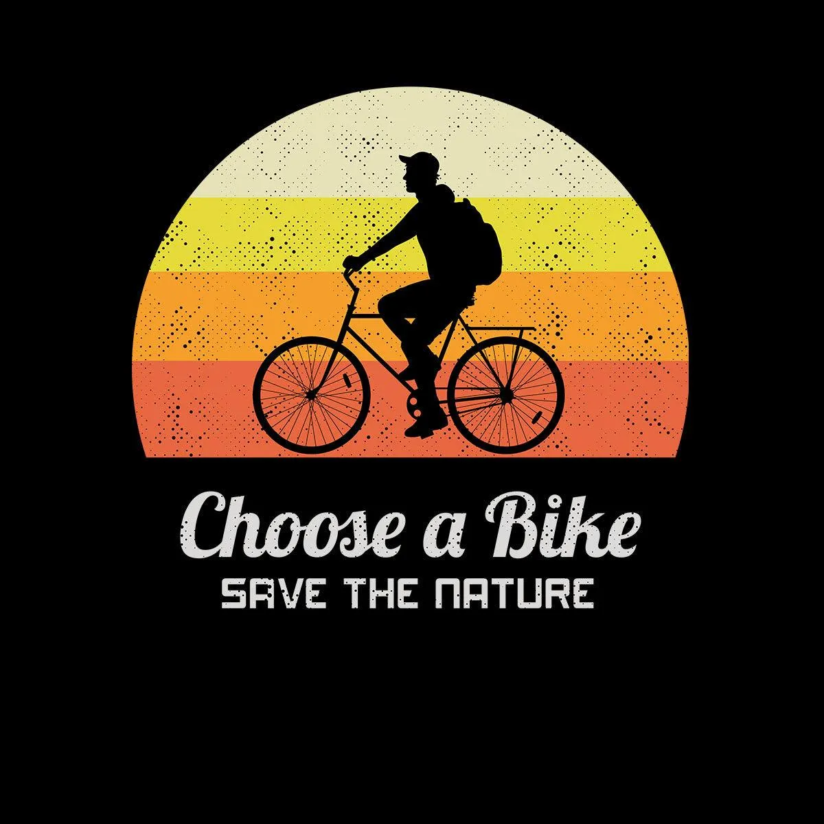 Cycling T-Shirt Choose a Bike-Save the nature Bicycle Racer Road Adult Unisex T-Shirt