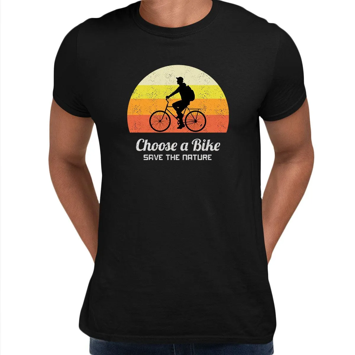 Cycling T-Shirt Choose a Bike-Save the nature Bicycle Racer Road Adult Unisex T-Shirt