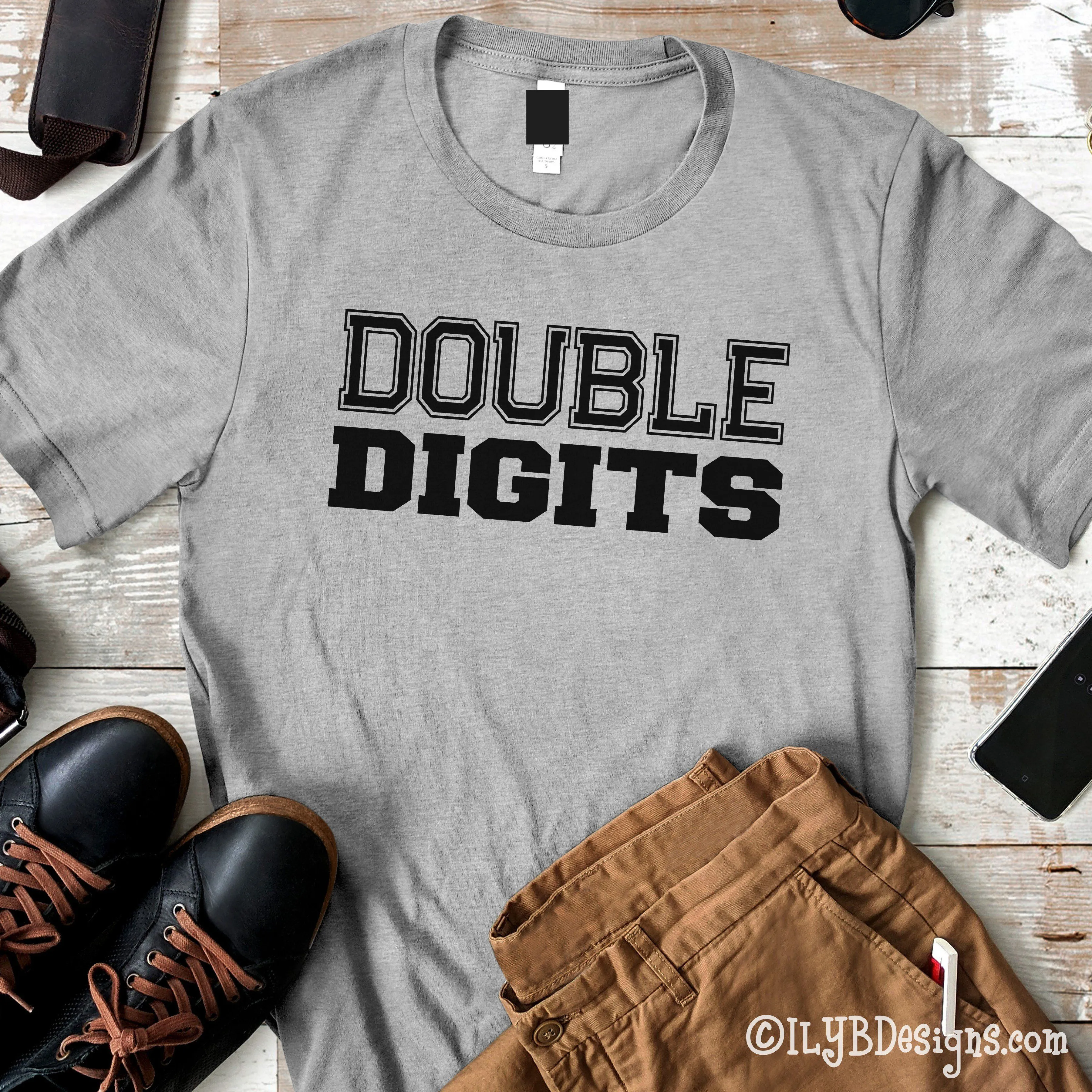 Double Digits 10th Birthday Shirt | Black Design