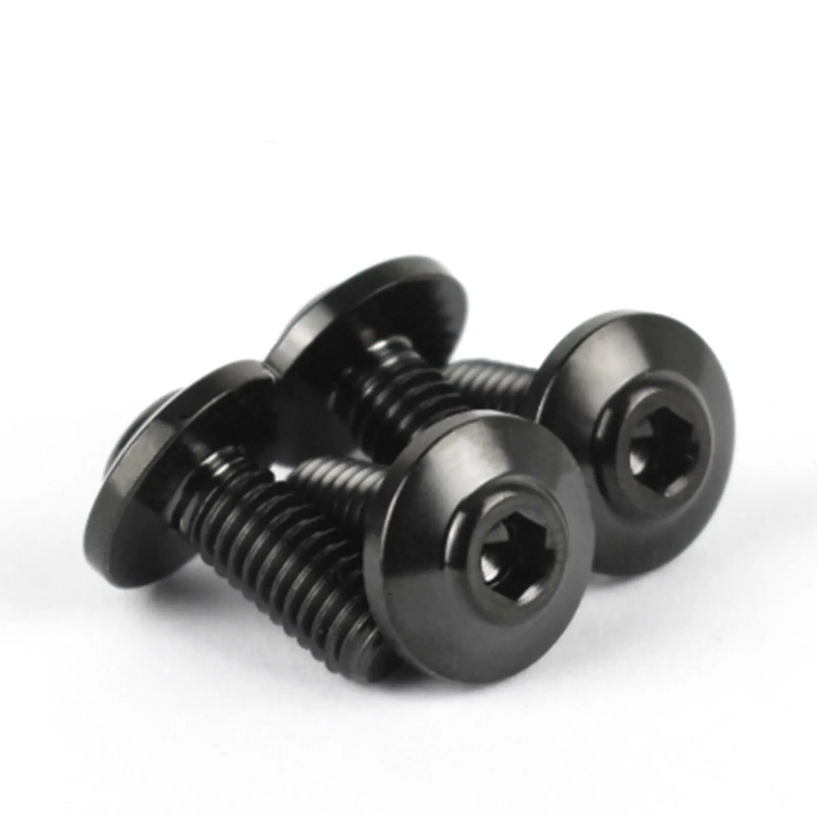 Ducati Panigale V2, V4 & Streetfighter V2, V4 Titanium Mudguard Screws (Black)