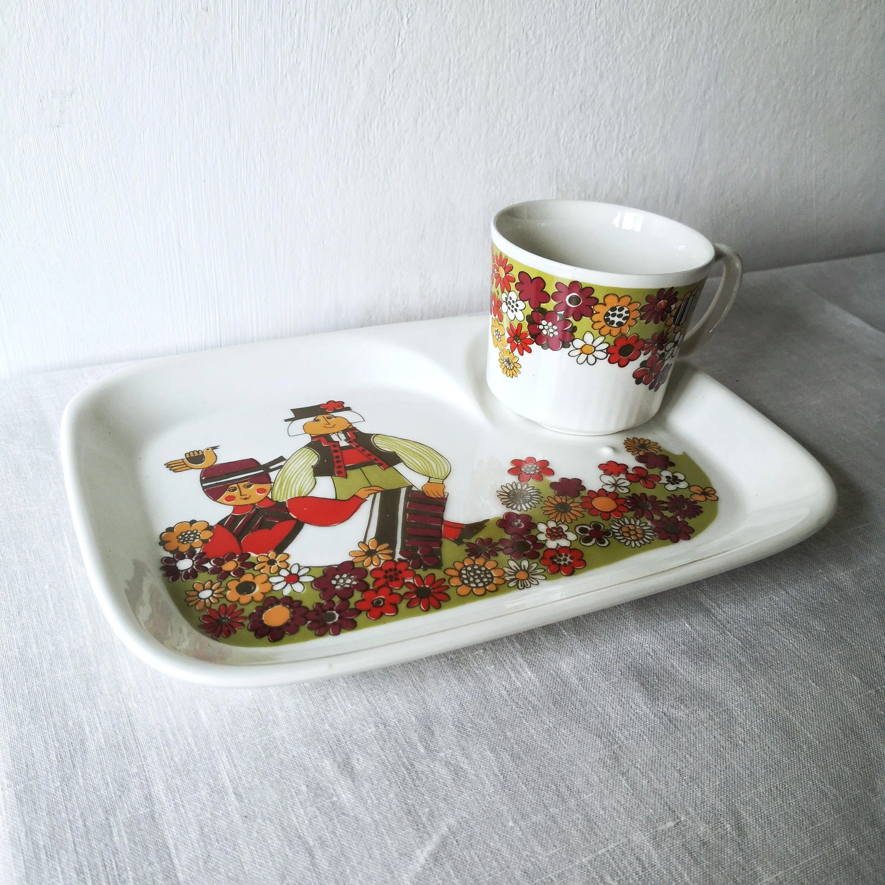 Figgjo | Vintage kids plate&mug フィッギオ ヴィンテージプレート&マグ１