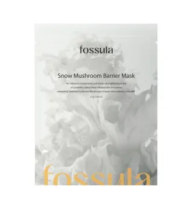 Fossula Snow Mushroom Barrier Mask Dry Sensitive Skincare Moisture Elasticity