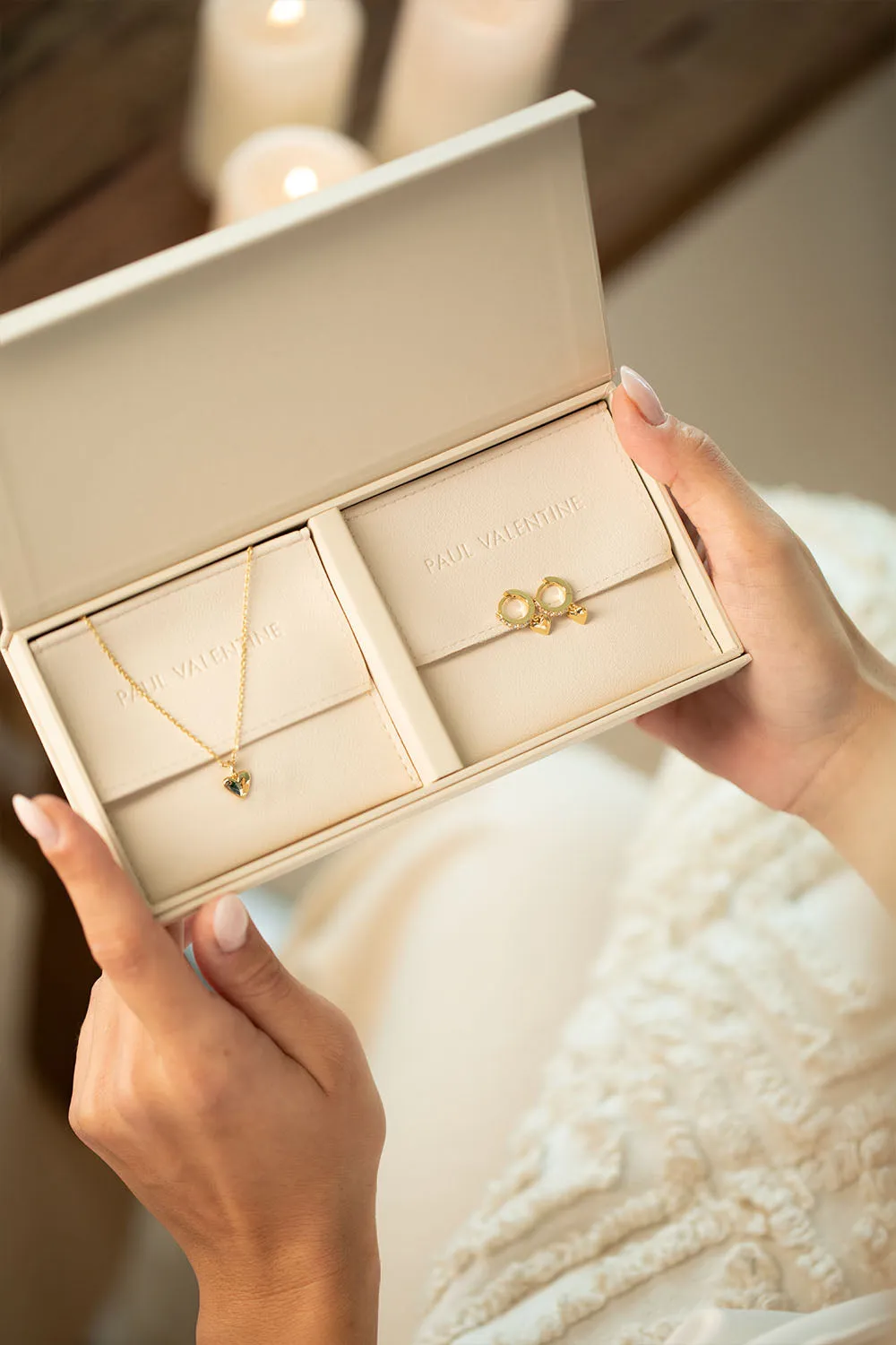 Heart Gift Box 14K Gold Plated