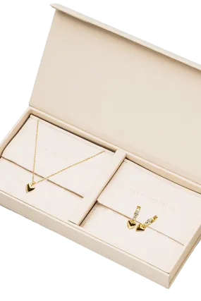 Heart Gift Box 14K Gold Plated