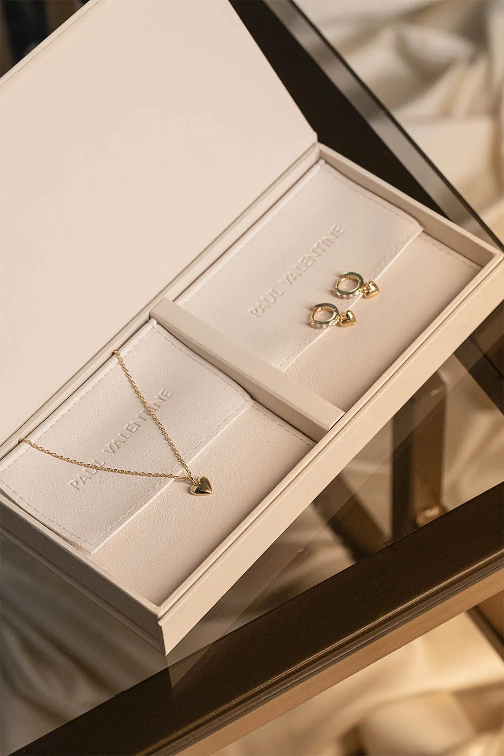 Heart Gift Box 14K Gold Plated