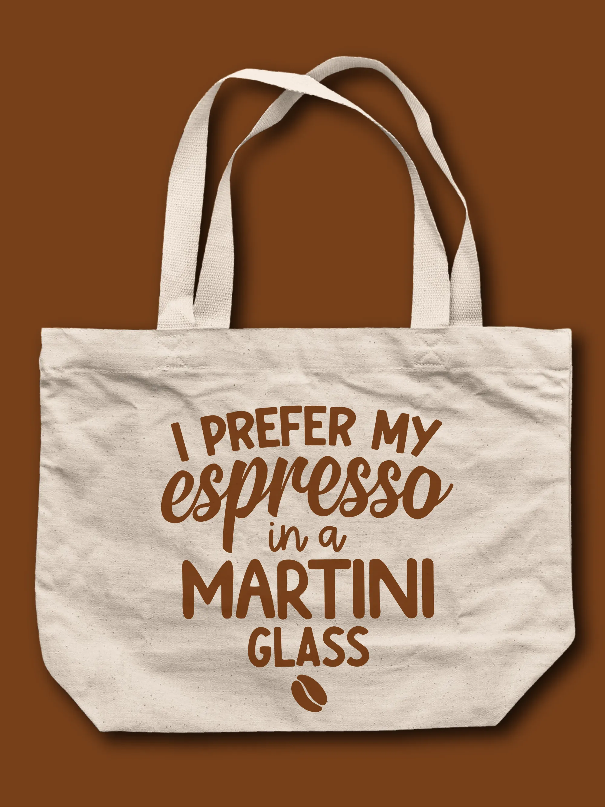 I Prefer My Espresso In A Martini Glass Tote Bag