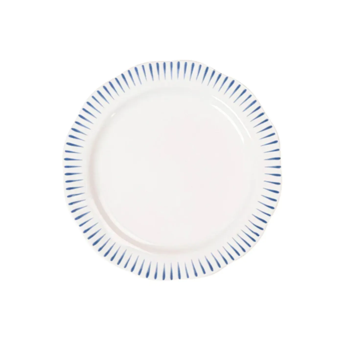 Juliska Sitio Stripe Delft Blue Side/Cocktail Plate