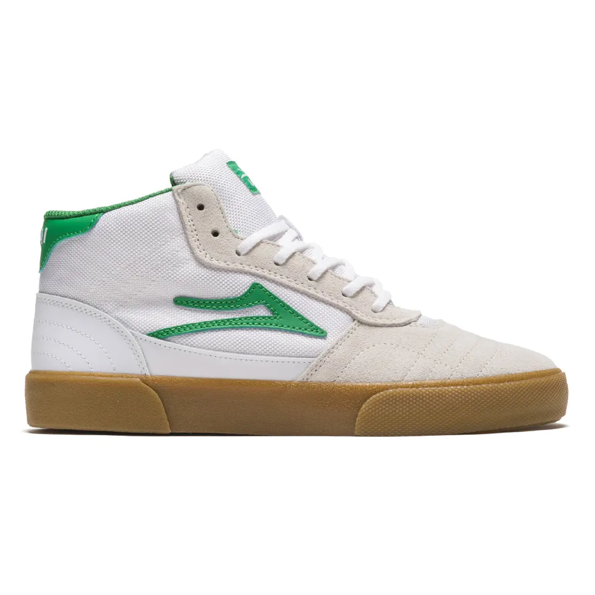 Lakai Cambridge Mid White/Grass Suede