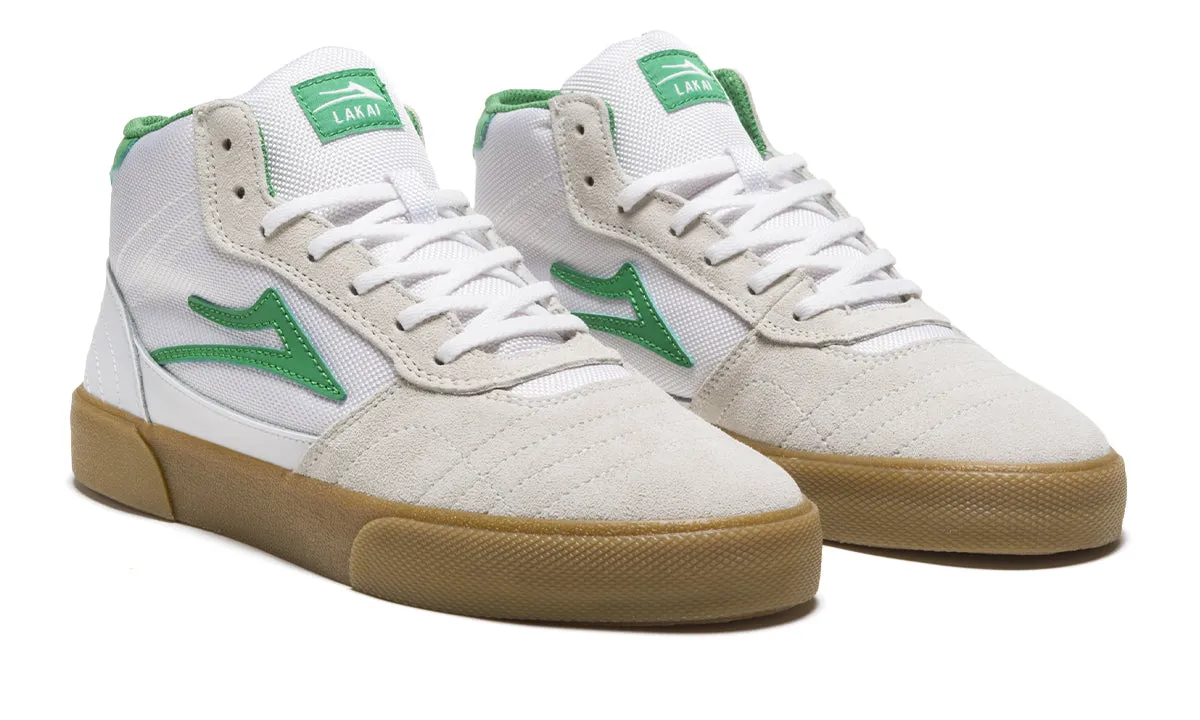 Lakai Cambridge Mid White/Grass Suede