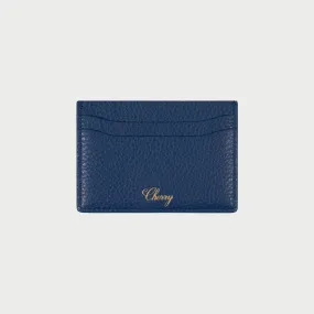 Leather Card Holder (Blue)