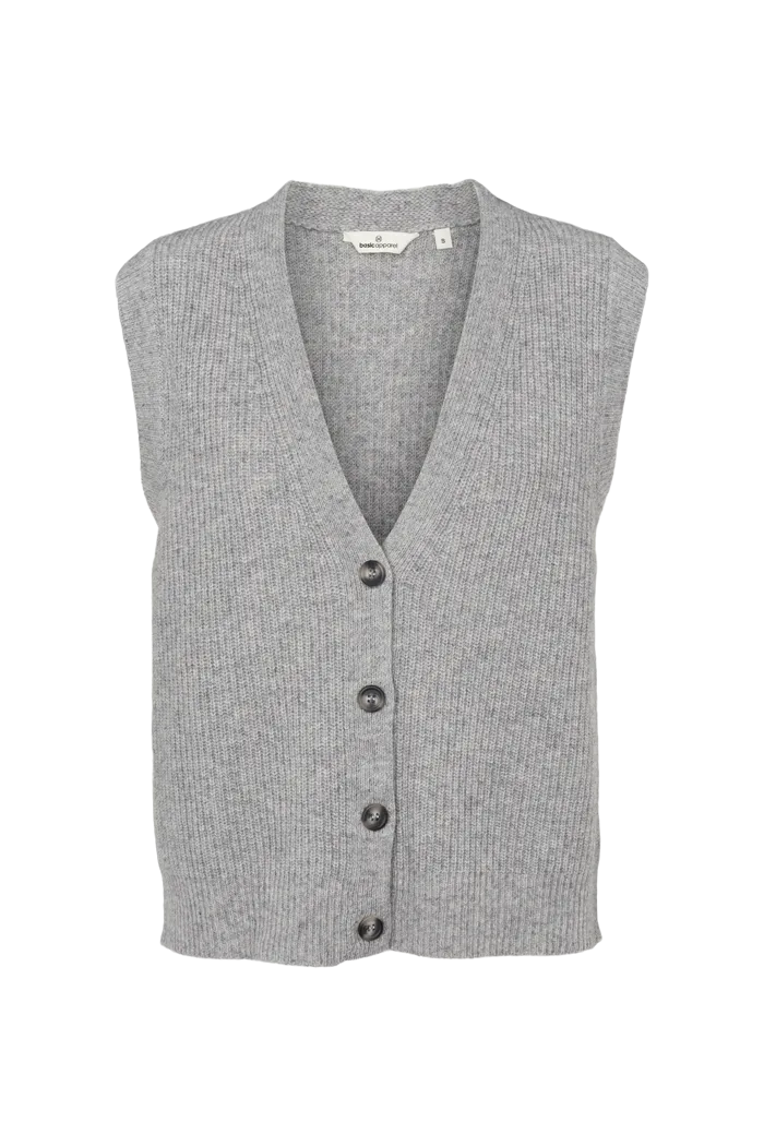 Lise Vest - Light Grey Mel.