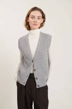 Lise Vest - Light Grey Mel.